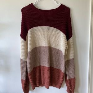 🍃🌸FRANCESCAS striped knitted sweater🌸🍃